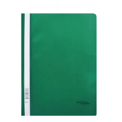 Скоросшиватель пласт мягкий б/перф А4 0,18мм с прозр. верхом "Premier" зеленый EXPERT COMPLETE 214200 313761