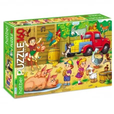 Пазл 160 эл. Веселая ферма 19265 Hatber 732-039