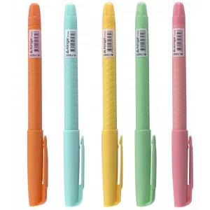 Ручка шариковая Alingar "Pastel" 07 мм синяя игольчатый наконечник ассорти 1шт AL13222