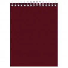 Блокнот А5 60л. на гребне BG Для конференций бордо 325172