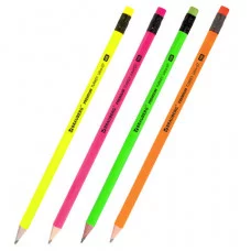 Карандаш чернографитный BRAUBERG "PREMIUM TURKEY", 1 шт., "Ultra GT", НВ, ассорти, 181557