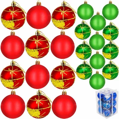 Елочный набор Шары 6см, 12 шт EL-885924-6 цв. в асс. 751-337