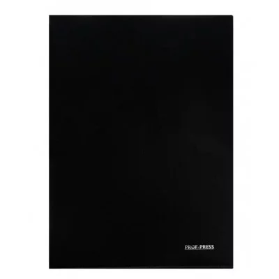 Папка-уголок, А4, 180мкм, ЧЕРНЫЙ (ПК-8720)  ПК-8720