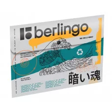 Папка-конверт на кнопке Berlingo "Glyph" A4, 330мкм, с рисунком 352549