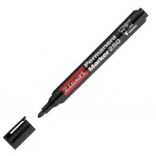 Маркер перманентный Luxor "250" черный, пулевидный, 1-3мм 233838