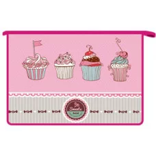 ПТ- 815 Sweet cake-папка д/тетр. А4 на молнии