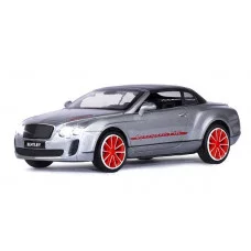 ТМ "Автопанорама" Машинка металлическая  1:32 Bentley Continental Supersports  ISR, серебряный, свет, звук, откр. двери, капот и багажник, инерция в/к 17,5*13,5*9 см JB1251397