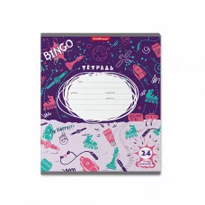 Тетрадь школьная ученическая ErichKrause® Cosmic Trash, 24 листа, линейка MIX-P 58268 ТЛ2505