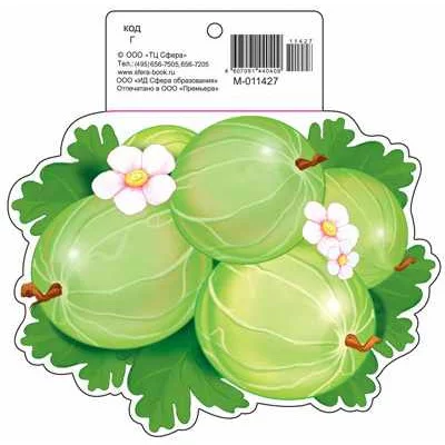 М-11427 Мини открытка Крыжовник (190х160 мм)