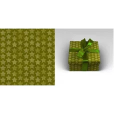 Упаковочная бумага Звезды армейские Optima (1 лист в рулоне, 70 х 100 см) УБ-3660