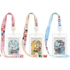 Бейдж для пропусков, проездных: АНИМЕ ; вертикальный, прозрачный с рисунком МС-6646