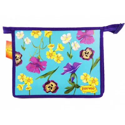 Папка для тетрадей А5 пластиковая, 230*190*50мм, ТМ"Лимпопо" "Цветочный Патерн" арт. LPR0404 ПапТ2081