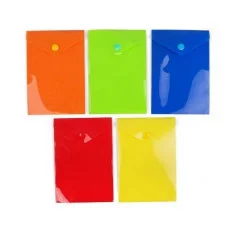 Папка-конверт на кнопке формат А6 180мкр вертикальная, глянцевая МИКС CALLIGRATA 3584494