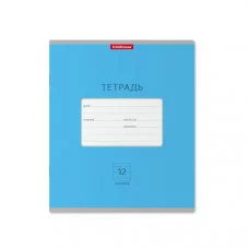 Тетрадь 12л линейка мелов "Классика Bright голубая" ERICH KRAUSE 46485 023063