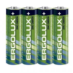 Элемент питания Ergolux R 06 SR4 (R6SR4 Батарейка 1шт 1,5В R6SR4