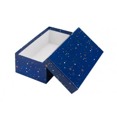 Коробка прямоугольная подарочная Звездная ночь 13,5 х 8 х 5 см РазборПП-4535