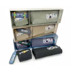 Пенал CP-31/CM-4 "Скейтборд" с монетницей, косметичка, текстиль, подвеской, на молнии, цвета ассорти, в упаковке ПВХ SL-2131 (1/12/192) 321455