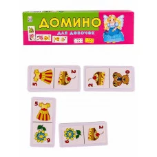 15. ДОМИНО ПЛАСТИКОВОЕ. ДЛЯ ДЕВОЧЕК ИН-4863