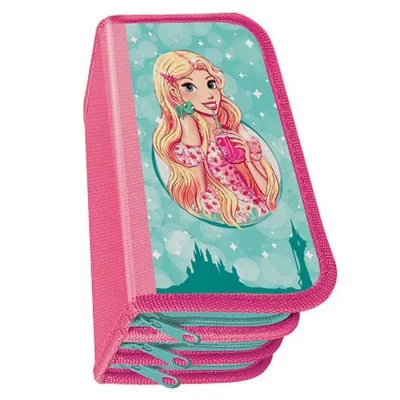 Пенал 3отдел. 190*105мм Современная принцесса ПО-11