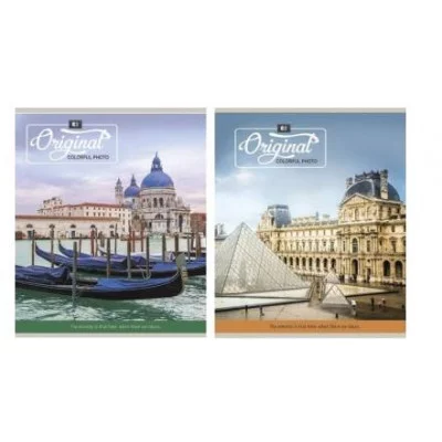 Тетрадь КЛЕТКА 48 л. КРАСИВЫЕ ГОРОДА(48-9347) цв.м.обл. 48-9347