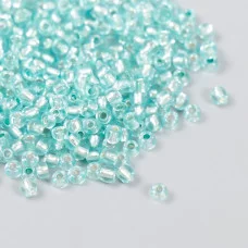 Бисер "Zlatka" 08/0, 3 мм, 10 г 0047A св.бирюзовый 9317234