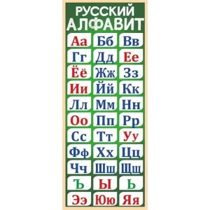 Магнитная закладка "Русский алфавит" 63.386.00