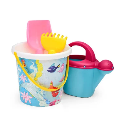 Набор Disney «Русалочка» №1: ведро с наклейкой, лопатка №5, грабельки №5, лейка №10 65926