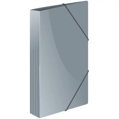 Папка на резинке Berlingo "Standard" А4, 600 мкм, серая 117160