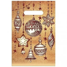 Пакет полиэтиленовый вырубной Винтажные игрушки 20*30/30 мкм ПИ-4143