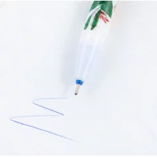 Ручка пластик пиши-стирай с колпачком С 8 Марта, синяя паста, гелевая 0,5 мм 9227085