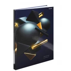 ЗАПИСНАЯ КНИГА А4 200л. ГЕОМЕТРИЧЕСКИЕ ФИГУРЫ - 2 (200-6749) перепл. 7БЦ, глянц.ламинация 200-6749