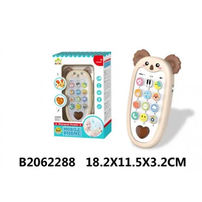 Игрушка развивающая "Телефончик", световые и звуковые эффекты (на англ. языке), в/к 11,5*3,2*18,2 см 2062288