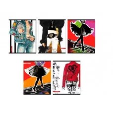 Тетрадь 60л клетка ламин "Мода" ассорти (5диз) 60г/м2 АКАДЕМИЯ ХОЛДИНГ JP8/5 228456