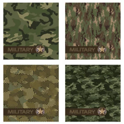 БЛОКНОТ А6 40л на цвет. спирали МАСКИРОВКА Б40-1787