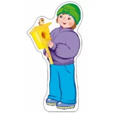 Плакат Мальчик со скворечником Горчаков 933 29993