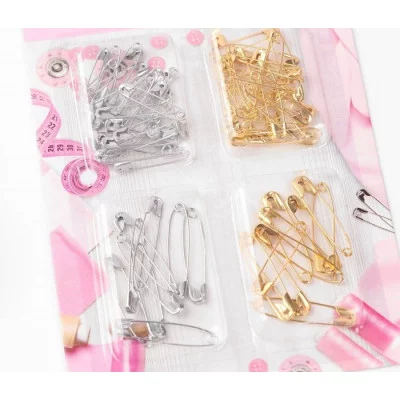 Набор булавок английских 80шт №0 30/30шт №2 10/10шт блистер 4605146