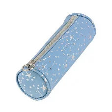 Пенал- тубус ЗВЕЗДЫ И БУКВЫ, ГОЛУБОЙ (ПН-6826) комбинир. материал ПН-6826