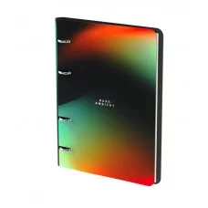 Тетрадь на кольцах А5, 80л. ЛАЙТ, кожзам, Greenwich Line "Background", тон. блок 366600