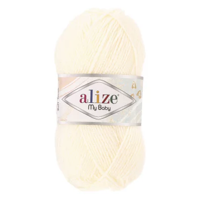 Пряжа "My baby" 100% акрил 150м/50гр (62 легкий крем) 4287512