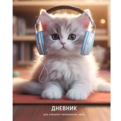 Дневник А5 48л "Для музыкальной школы. Дизайн 2 (25)" КанцЭксмо ДМФ254802