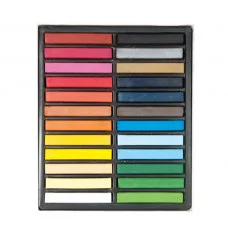 Пастель сухая 24цв квадратные карт упак DEVENTE 8172805 170853