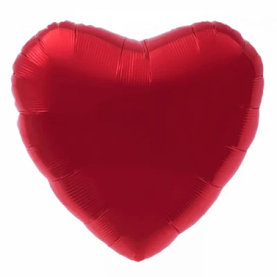 Шар Agura Сердце Красный (19 дюймов, 25 шт в уп) 758083