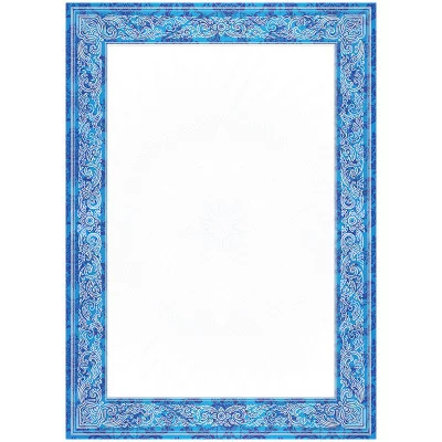 Бланк наградной A4, ArtSpace, мелованный картон, тиснение фольгой Спейс 234050