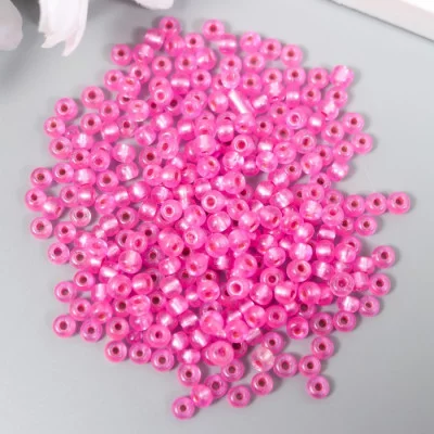 Бисер круглый 6/0 "Розовый перламутр" 20 гр   7610307