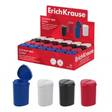 Точилка пластиковая ErichKrause ClickUp Mini, Classic, с контейнером, ассорти 60065
