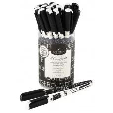 Ручка гел. LOREX GRUNGE 4EVER Slim Soft 0,5 мм синий "пиши-стирай" прорезин. корпус 211852