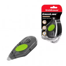 Корректирующая лента ErichKrause ErgoLine®, с резиновой вставкой, 5мм х 8м, серый  53604