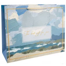 Пакет подарочный, Морской пейзаж, Дизайн №1, 45*63*28 см, 1 шт. 503798