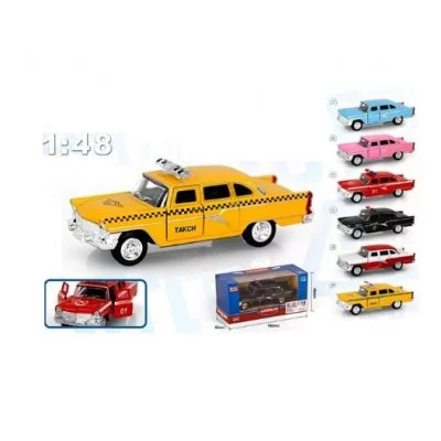 Машинка модель Такси металлическая инерцион.в коробке 6410F