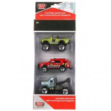 Набор из металл машин ГОРОДСКОЙ МИКС 7,5 см, в ассорт, кор. Технопарк CITY-WB3X